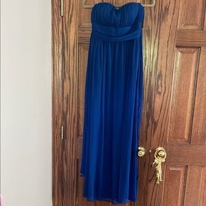 Forever 21 Strapless Royal Blue Dress